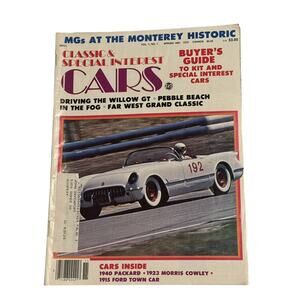 Classic & Special Interest Cars Magazine VTG‎ Spring 1981 Buyers Guide Monterey
